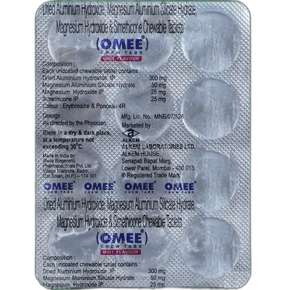 omee chew tablet 12's